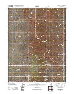 Yankee Blade Nevada Historical topographic map, 1:24000 scale, 7.5 X 7.5 Minute, Year 2012