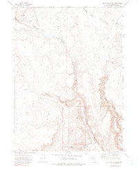 Yellow Hills West Nevada Historical topographic map, 1:24000 scale, 7.5 X 7.5 Minute, Year 1972