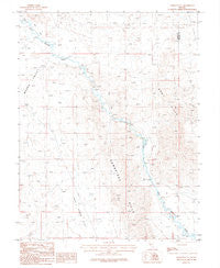 Yerington SE Nevada Historical topographic map, 1:24000 scale, 7.5 X 7.5 Minute, Year 1986
