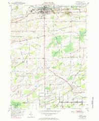 Albion New York Historical topographic map, 1:24000 scale, 7.5 X 7.5 Minute, Year 1950