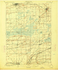 Albion New York Historical topographic map, 1:62500 scale, 15 X 15 Minute, Year 1897