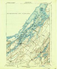 Alexandria Bay New York Historical topographic map, 1:62500 scale, 15 X 15 Minute, Year 1903