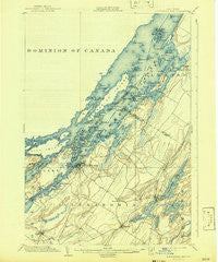 Alexandria Bay New York Historical topographic map, 1:62500 scale, 15 X 15 Minute, Year 1903