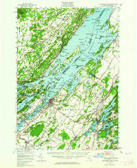 Alexandria Bay New York Historical topographic map, 1:62500 scale, 15 X 15 Minute, Year 1948