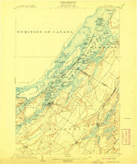 Alexandria Bay New York Historical topographic map, 1:62500 scale, 15 X 15 Minute, Year 1903