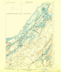 Alexandria Bay New York Historical topographic map, 1:62500 scale, 15 X 15 Minute, Year 1903