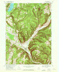 Alpine New York Historical topographic map, 1:24000 scale, 7.5 X 7.5 Minute, Year 1969