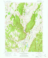 Amenia New York Historical topographic map, 1:24000 scale, 7.5 X 7.5 Minute, Year 1958