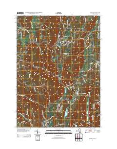 Amenia New York Historical topographic map, 1:24000 scale, 7.5 X 7.5 Minute, Year 2013
