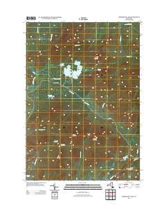Ampersand Lake New York Historical topographic map, 1:24000 scale, 7.5 X 7.5 Minute, Year 2013