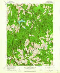 Ancram New York Historical topographic map, 1:24000 scale, 7.5 X 7.5 Minute, Year 1960