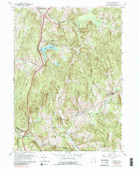 Ancram New York Historical topographic map, 1:24000 scale, 7.5 X 7.5 Minute, Year 1960
