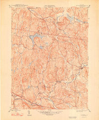Ancram New York Historical topographic map, 1:24000 scale, 7.5 X 7.5 Minute, Year 1948