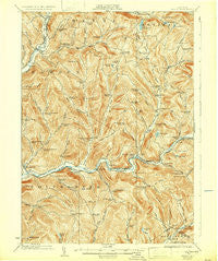 Andes New York Historical topographic map, 1:62500 scale, 15 X 15 Minute, Year 1924