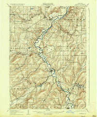 Angelica New York Historical topographic map, 1:62500 scale, 15 X 15 Minute, Year 1906