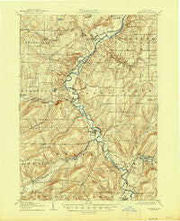 Angelica New York Historical topographic map, 1:62500 scale, 15 X 15 Minute, Year 1906