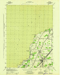Angola New York Historical topographic map, 1:31680 scale, 7.5 X 7.5 Minute, Year 1944