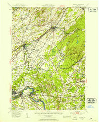Antwerp New York Historical topographic map, 1:62500 scale, 15 X 15 Minute, Year 1949