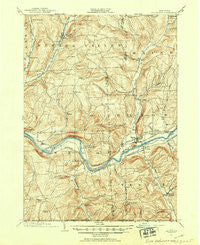 Apalachin New York Historical topographic map, 1:62500 scale, 15 X 15 Minute, Year 1901