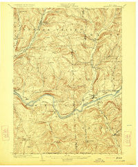 Apalachin New York Historical topographic map, 1:62500 scale, 15 X 15 Minute, Year 1904