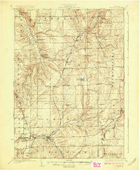 Arcade New York Historical topographic map, 1:62500 scale, 15 X 15 Minute, Year 1925