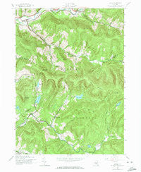 Arena New York Historical topographic map, 1:24000 scale, 7.5 X 7.5 Minute, Year 1945