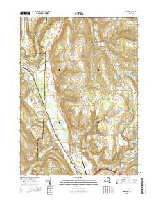 Arkport New York Current topographic map, 1:24000 scale, 7.5 X 7.5 Minute, Year 2016