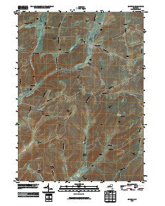 Ashford New York Historical topographic map, 1:24000 scale, 7.5 X 7.5 Minute, Year 2010