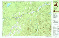 Au Sable Forks New York Historical topographic map, 1:25000 scale, 7.5 X 15 Minute, Year 1978