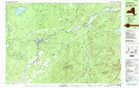 Au Sable Forks New York Historical topographic map, 1:25000 scale, 7.5 X 15 Minute, Year 1978