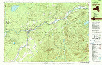 Au Sable Forks New York Historical topographic map, 1:25000 scale, 7.5 X 15 Minute, Year 1978