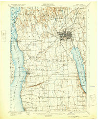 Auburn New York Historical topographic map, 1:62500 scale, 15 X 15 Minute, Year 1902