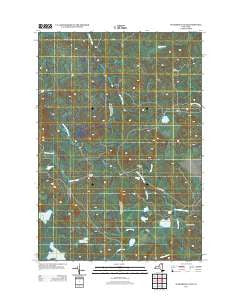 Augerhole Falls New York Historical topographic map, 1:24000 scale, 7.5 X 7.5 Minute, Year 2013