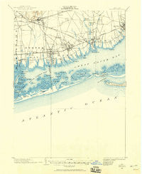 Babylon New York Historical topographic map, 1:62500 scale, 15 X 15 Minute, Year 1901