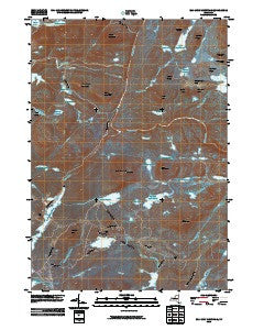 Bad Luck Mountain New York Historical topographic map, 1:24000 scale, 7.5 X 7.5 Minute, Year 2010