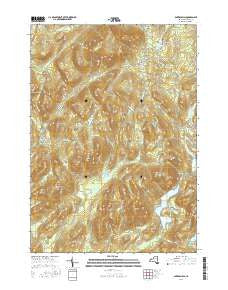 Bakers Mills New York Current topographic map, 1:24000 scale, 7.5 X 7.5 Minute, Year 2016