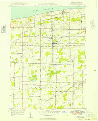 Barker New York Historical topographic map, 1:24000 scale, 7.5 X 7.5 Minute, Year 1949