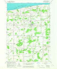 Barker New York Historical topographic map, 1:24000 scale, 7.5 X 7.5 Minute, Year 1965