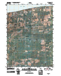 Barker New York Historical topographic map, 1:24000 scale, 7.5 X 7.5 Minute, Year 2010
