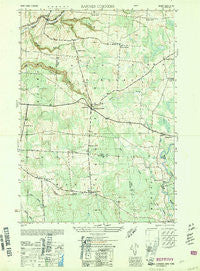 Barnes Corners New York Historical topographic map, 1:25000 scale, 7.5 X 7.5 Minute, Year 1949