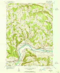 Barton New York Historical topographic map, 1:24000 scale, 7.5 X 7.5 Minute, Year 1953