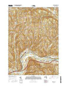 Barton New York Current topographic map, 1:24000 scale, 7.5 X 7.5 Minute, Year 2016