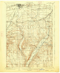 Batavia New York Historical topographic map, 1:62500 scale, 15 X 15 Minute, Year 1904