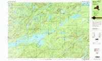 Beavers River New York Historical topographic map, 1:25000 scale, 7.5 X 15 Minute, Year 1989