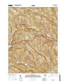 Belden New York Current topographic map, 1:24000 scale, 7.5 X 7.5 Minute, Year 2016