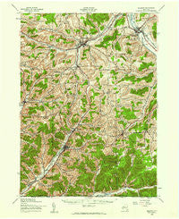 Belmont New York Historical topographic map, 1:62500 scale, 15 X 15 Minute, Year 1939