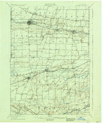 Bergen New York Historical topographic map, 1:62500 scale, 15 X 15 Minute, Year 1899