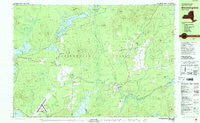 Bloomingdale New York Historical topographic map, 1:25000 scale, 7.5 X 15 Minute, Year 1978