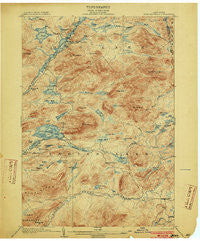 Blue Mountain New York Historical topographic map, 1:62500 scale, 15 X 15 Minute, Year 1903