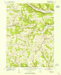 Borden New York Historical topographic map, 1:24000 scale, 7.5 X 7.5 Minute, Year 1953